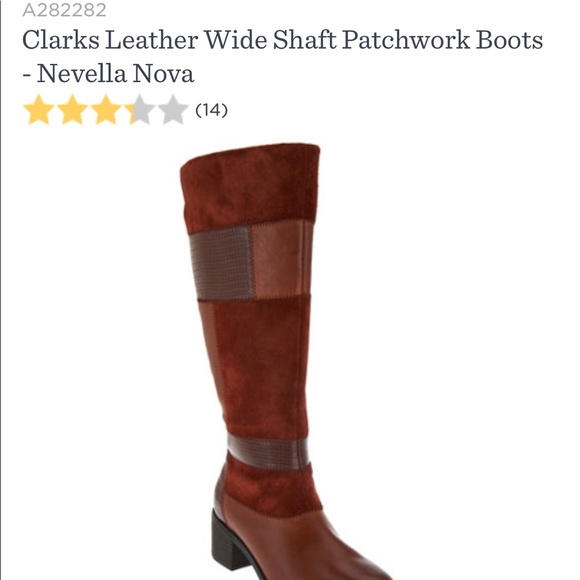 Clarks wide calf leather boots nevella nova - Picture 5 of 5